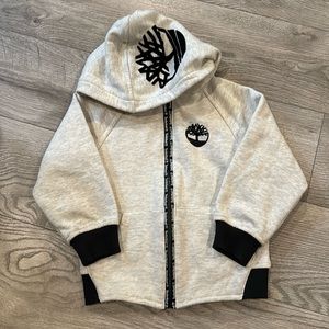Boys 2T Gray Timberland Zip Up Jacket. Smoke free home, pet friendly.